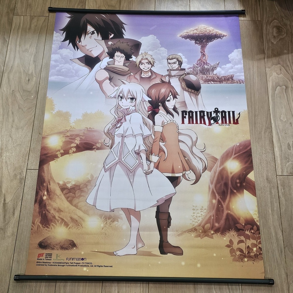 Fairy Tail Wall Scroll 44x33" Anime Poster Funimation Kodansha Licensed Manga
